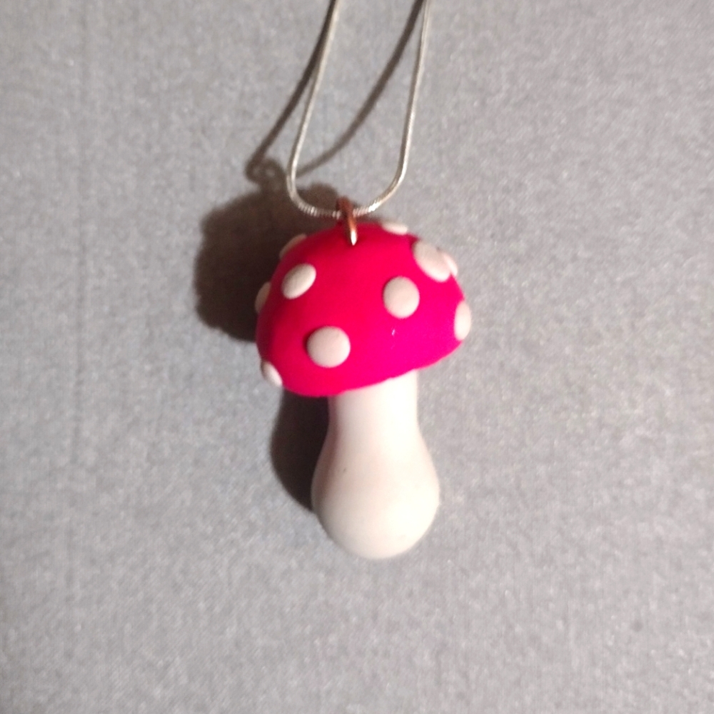 Mushroom necklace